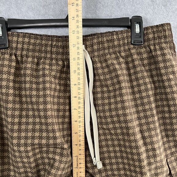 Swim Trunks 3 Pocket Cargo Swimming Shorts Suit Beach Surf Board Swimwear check - Picture 8 of 12